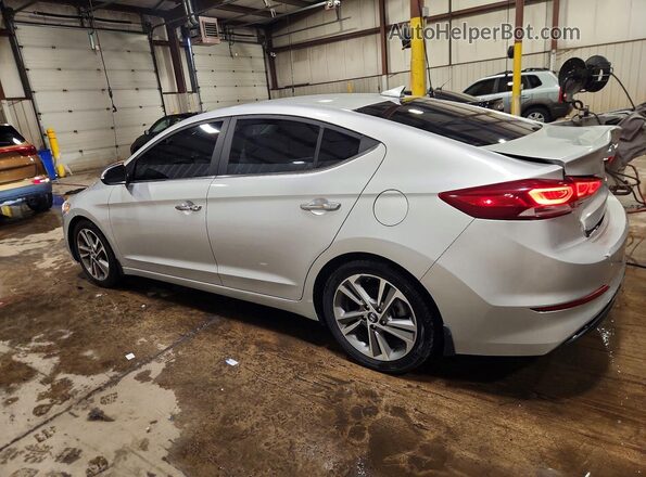 5NPD84LF5HH066947 2017 HYUNDAI ELANTRA Серебряный Задняя левая четверть