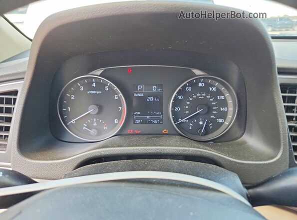 5NPD84LF5HH115077 2017 HYUNDAI ELANTRA White Вид щитка приладів