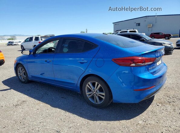 5NPD84LF5HH134647 2017 HYUNDAI ELANTRA Blue Trasero derecho