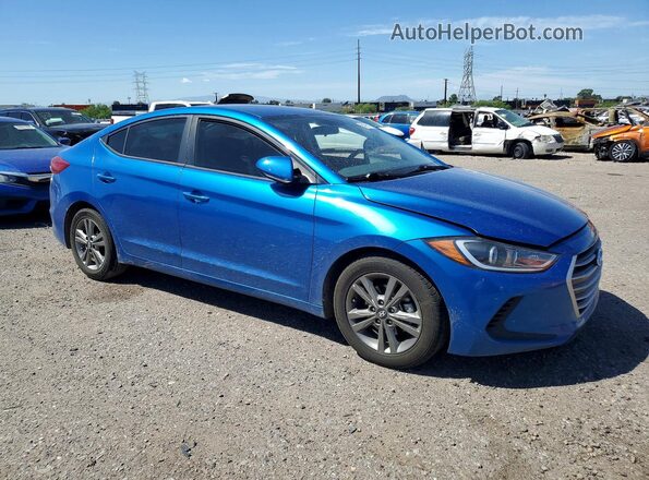 5NPD84LF5HH134647 2017 HYUNDAI ELANTRA Blue Vista frontal