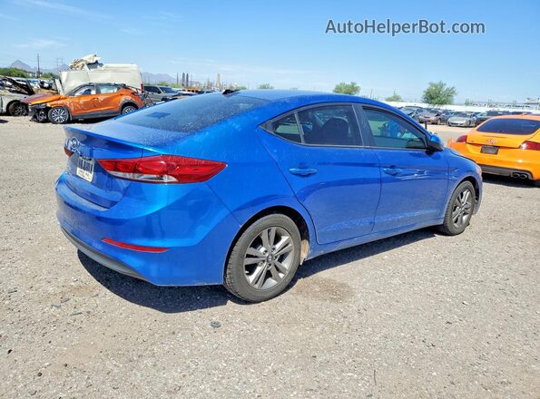 5NPD84LF5HH134647 2017 HYUNDAI ELANTRA Blue Delantero derecho