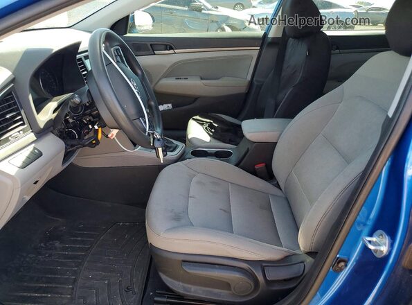 5NPD84LF5HH134647 2017 HYUNDAI ELANTRA Blue Vista del salpicadero