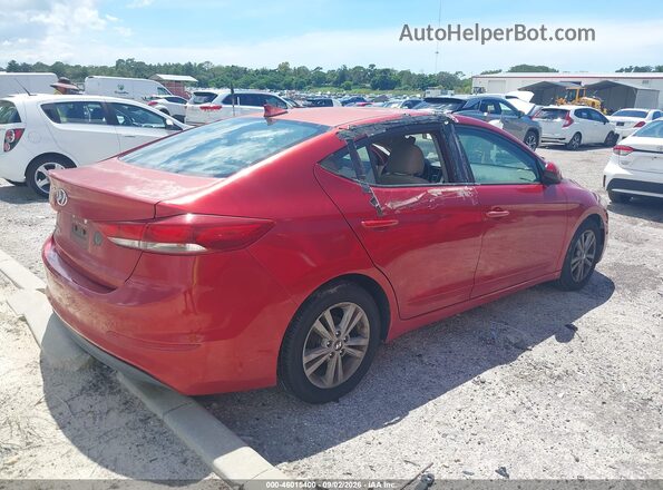 5NPD84LF5HH184500 2017 HYUNDAI ELANTRA Red Задня права чверть