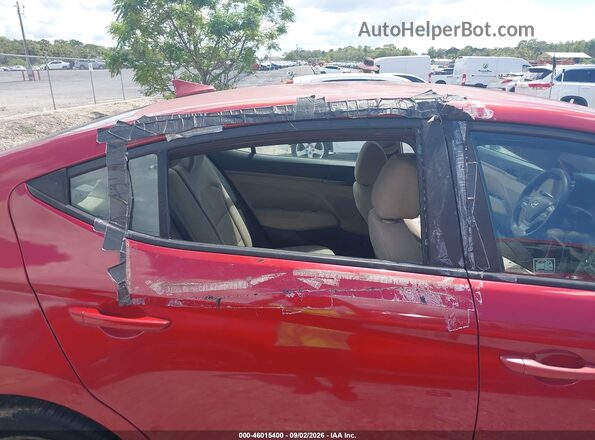 5NPD84LF5HH184500 2017 HYUNDAI ELANTRA Red Вид спереду