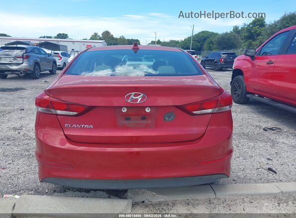 5NPD84LF5HH184500 2017 HYUNDAI ELANTRA Red 