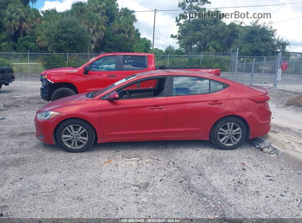 5NPD84LF5HH184500 2017 HYUNDAI ELANTRA Red Панорамний вид салону 360°