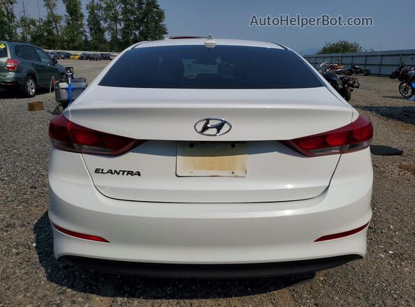 5NPD84LF5HH187672 2017 HYUNDAI ELANTRA White უკანა ხედი