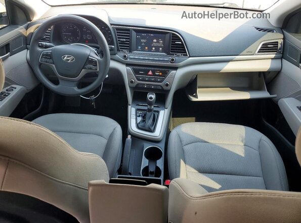 5NPD84LF5HH187672 2017 HYUNDAI ELANTRA White წინა პანელის ხედი