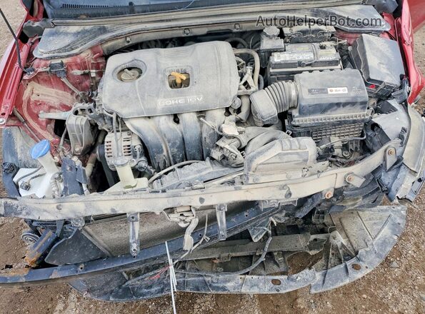 5NPD84LF5JH277670 2018 HYUNDAI ELANTRA Red Engine compartment view