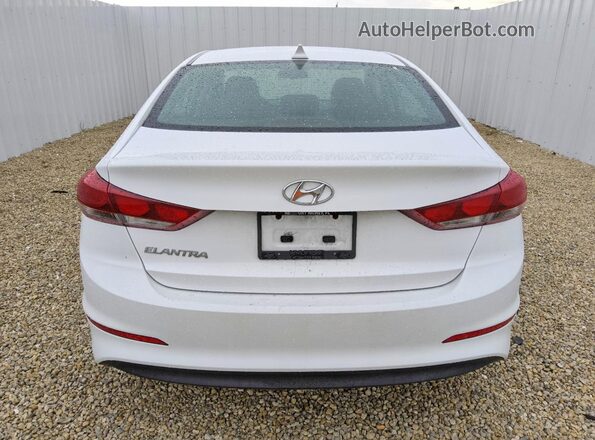 5NPD84LF5JH343862 2018 HYUNDAI ELANTRA White Հետևի տեսք