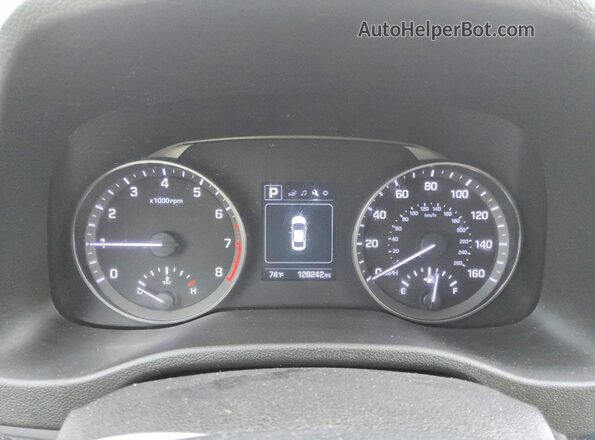 5NPD84LF5JH343862 2018 HYUNDAI ELANTRA White Սարքավորումների վահանակի տեսք
