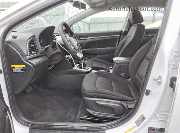5NPD84LF5JH343862 2018 HYUNDAI ELANTRA White Սալոնի դիմացի տեսք