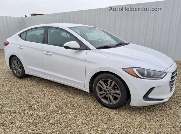 5NPD84LF5JH343862 2018 HYUNDAI ELANTRA White Առջևի աջ