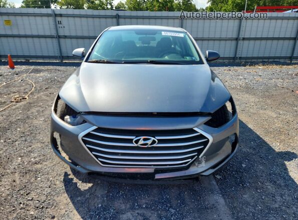 5NPD84LF5JH374688 2018 HYUNDAI ELANTRA Серебряный Вид спереди