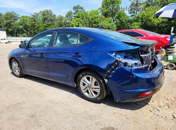 5NPD84LF5KH493472 2019 HYUNDAI ELANTRA Blue Задня ліва чверть