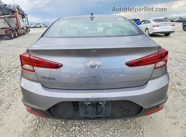 5NPD84LF5LH520414 2020 HYUNDAI ELANTRA Серый Вид сзади