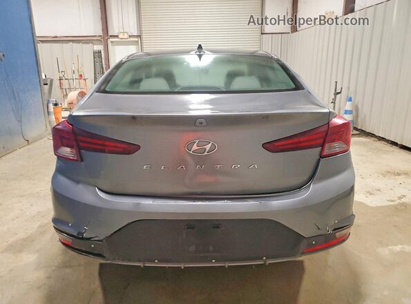 5NPD84LF5LH522714 2020 HYUNDAI ELANTRA Gray Rear view