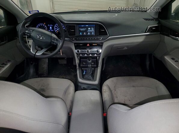 5NPD84LF5LH522714 2020 HYUNDAI ELANTRA Gray Dashboard view