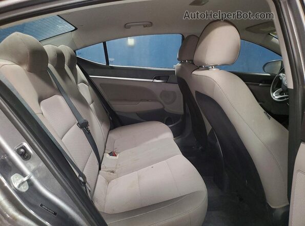 5NPD84LF5LH522714 2020 HYUNDAI ELANTRA Gray Rear seats view