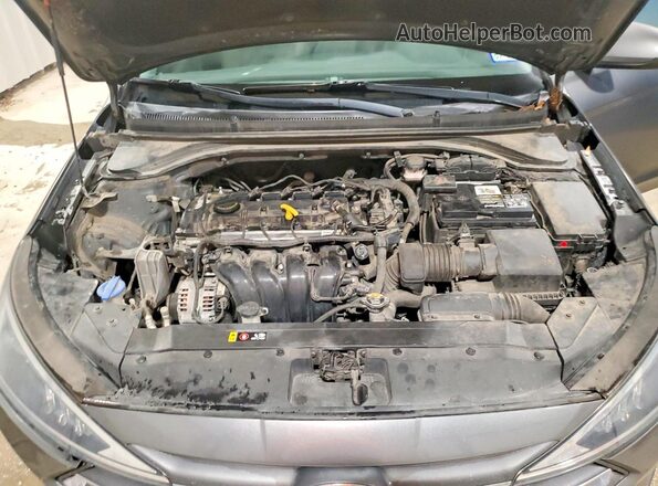 5NPD84LF5LH522714 2020 HYUNDAI ELANTRA Gray Rear interior view