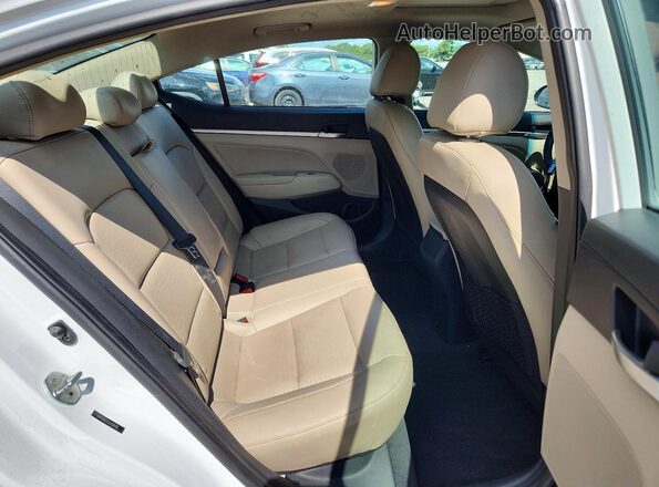 5NPD84LF5LH529145 2020 HYUNDAI ELANTRA White Вид задніх сидінь