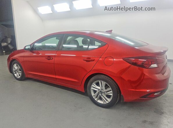 5NPD84LF5LH538363 2020 HYUNDAI ELANTRA Red Rear left