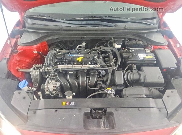 5NPD84LF5LH538363 2020 HYUNDAI ELANTRA Red Rear interior view
