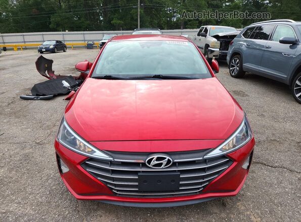 5NPD84LF5LH569435 2020 HYUNDAI ELANTRA Red Widok z przodu