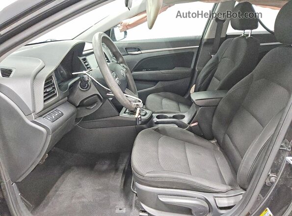 5NPD84LF5LH589538 2020 HYUNDAI ELANTRA Black Вид салону спереду
