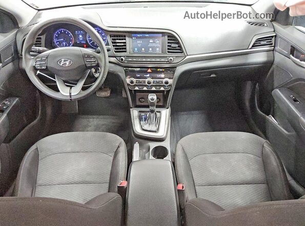 5NPD84LF5LH589538 2020 HYUNDAI ELANTRA Black Вид панелі приладів