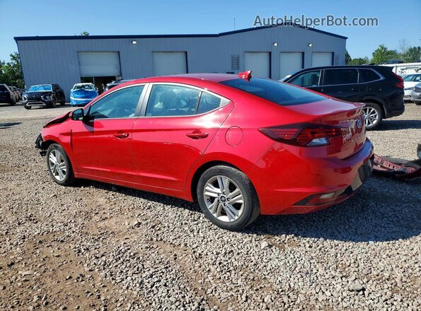5NPD84LF5LH589698 2020 HYUNDAI ELANTRA Red უკანა მარცხენა