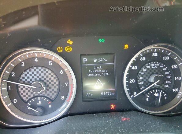 5NPD84LF5LH589698 2020 HYUNDAI ELANTRA Red ხელსაწყოთა პანელის ხედი