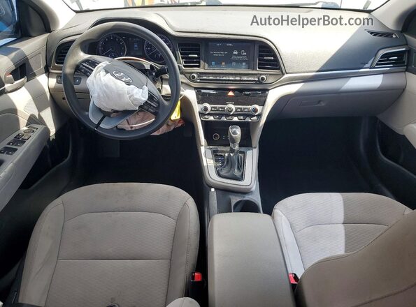 5NPD84LF5LH594836 2020 HYUNDAI ELANTRA Угольный Вид панели приборов
