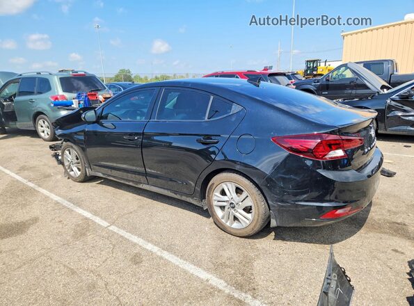 5NPD84LF5LH608587 2020 HYUNDAI ELANTRA Black Հետևի ձախ