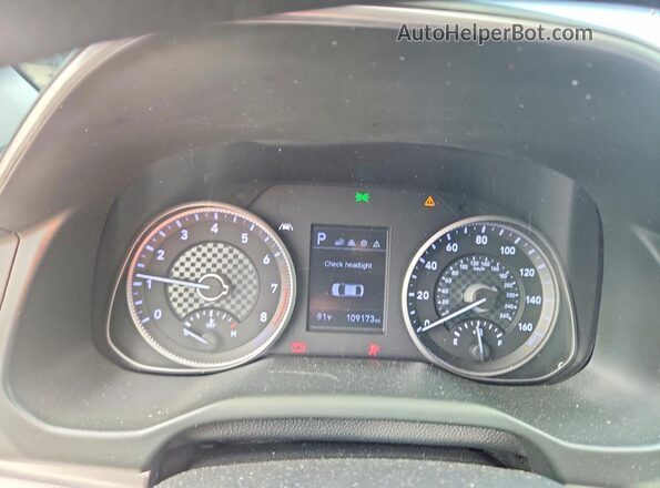 5NPD84LF5LH608587 2020 HYUNDAI ELANTRA Black Սարքավորումների վահանակի տեսք