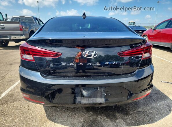 5NPD84LF5LH608587 2020 HYUNDAI ELANTRA Black Հետևի տեսք