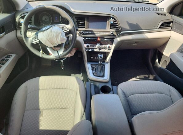 5NPD84LF5LH608587 2020 HYUNDAI ELANTRA Black Առջևի վահանակի տեսք