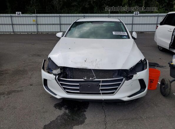 5NPD84LF6HH043287 2017 HYUNDAI ELANTRA White წინა ხედი