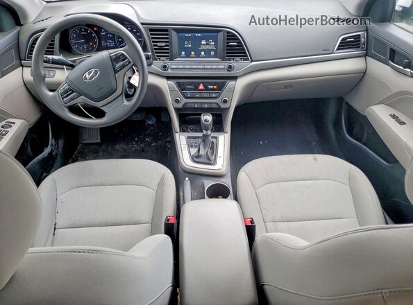 5NPD84LF6HH043287 2017 HYUNDAI ELANTRA White წინა პანელის ხედი