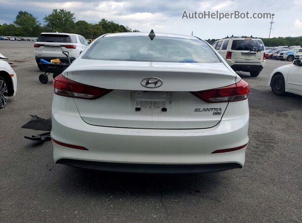 5NPD84LF6HH043287 2017 HYUNDAI ELANTRA White უკანა ხედი