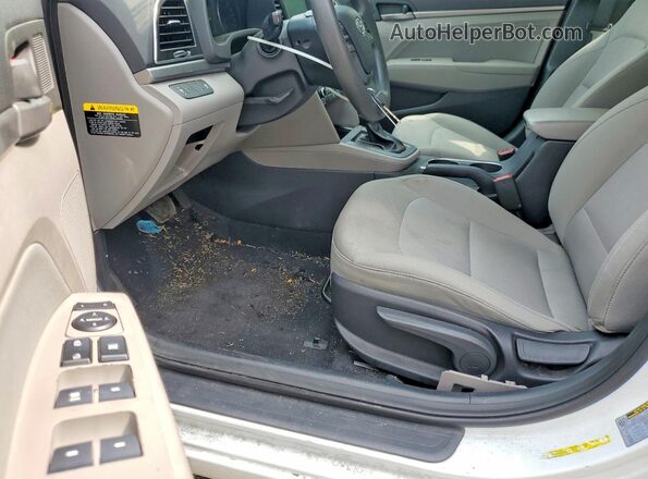 5NPD84LF6HH043287 2017 HYUNDAI ELANTRA White წინა სალონის ხედი