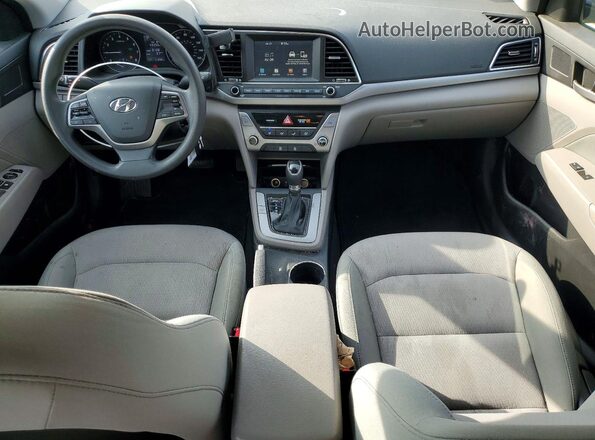 5NPD84LF6HH091405 2017 HYUNDAI ELANTRA Black წინა პანელის ხედი
