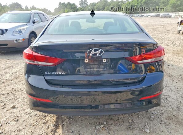 5NPD84LF6HH091405 2017 HYUNDAI ELANTRA Black უკანა ხედი