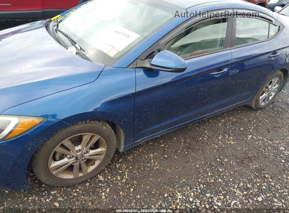 5NPD84LF6HH125455 2017 HYUNDAI ELANTRA Синий Вид спереди