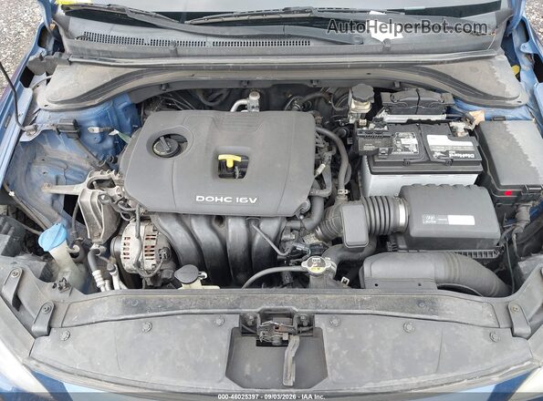 5NPD84LF6HH125455 2017 HYUNDAI ELANTRA Синий Вид сзади