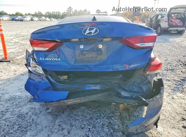 5NPD84LF6HH185252 2017 HYUNDAI ELANTRA Blue Vista trasera