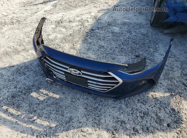 5NPD84LF6HH185252 2017 HYUNDAI ELANTRA Blue Vista del compartimento del motor