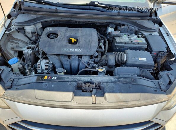 5NPD84LF6HH198941 2017 HYUNDAI ELANTRA Silver Вид задньої частини салону