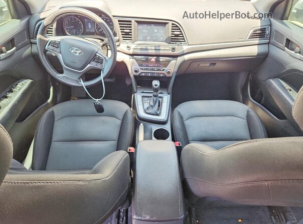5NPD84LF6HH198941 2017 HYUNDAI ELANTRA Silver Вид панелі приладів