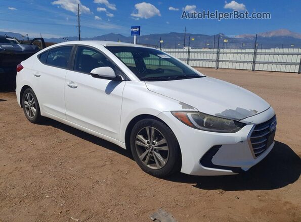 5NPD84LF6JH228588 2018 HYUNDAI ELANTRA White Front right